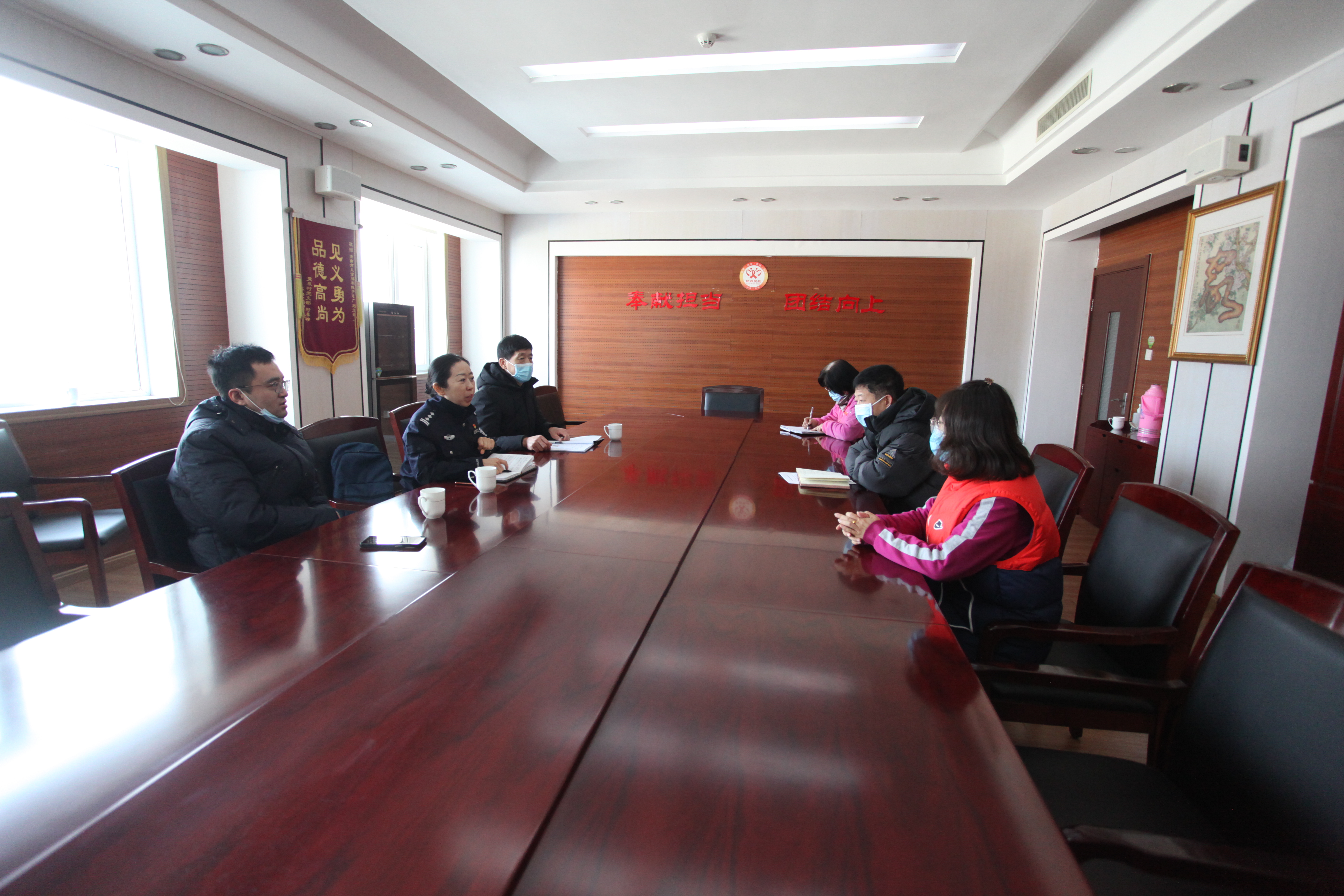 济南市儿童福利院迎接全市民政系统安全生产、疫情防控巡查